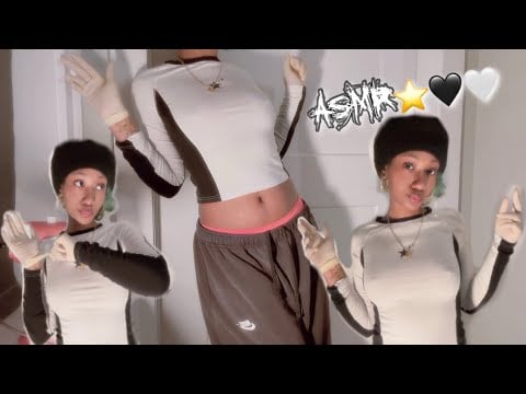 ASMR Latex Gloves Sounds 🧤🤍🖤✨ “XS”