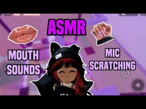 Roblox ASMR ☆ MIC SCRATCHING & relaxing mouth sounds 🫧𓇼𓏲*ੈ✩‧₊˚🎐