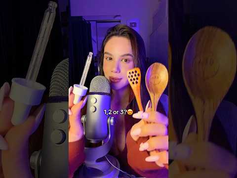 ~ASMR 🥰 1,2 or 3 trigger? 😍 #asmr #asmrvideo #asmrsound #sleep #tingles