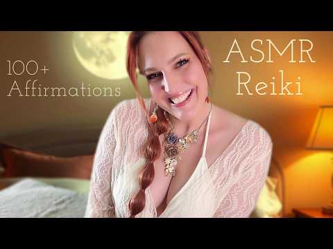 100+ Positive Affirmations | ASMR Reiki Sleep Session for Deep Relaxation & Healing #motivation