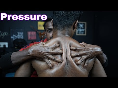 Strong Wrist Barber Doing Very Strong Deep Tissue Body Massage | ASMR Heavy Oil Head Massage
