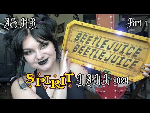 ASMR | Spirit Halloween Haul 2024! 🛍️🎃 Part 1