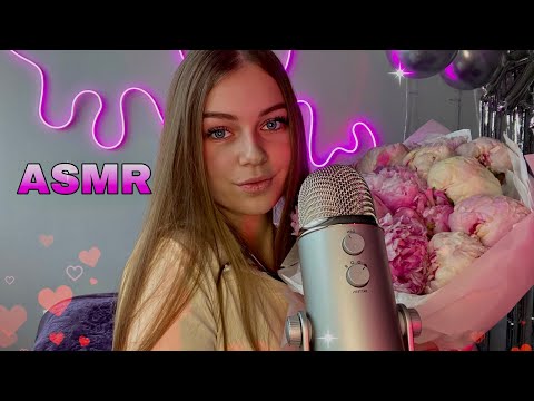 💖АСМР обзор моих подарков на день рождение🎉🎁|| тест наушников Zhulinniao