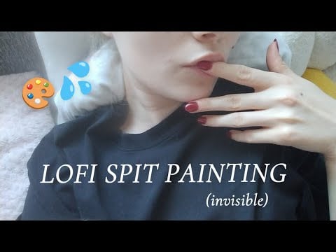 LOFI SPIT PAINTING 🎨💦 using my old mic!