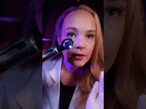 ASMR Deep Ear Cleaning ✨ Binaural Whispers & Tingly Ear Exam #shorts