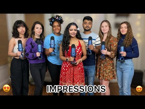ASMR IMPRESSIONS OF MY FAVOURITE ASMRARTIST …… 