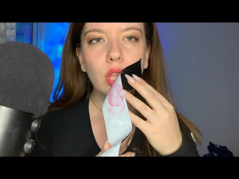 ASMR | 𓆩🖤𓆪 Duck-Tape On - Sticky Sounds 💋