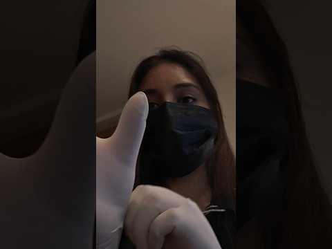 Tingly Glove 🧤 Adjustments (Close-up ASMR) #ASMR #GloveASMR #Tingles #ASMRShorts #GloveSnap