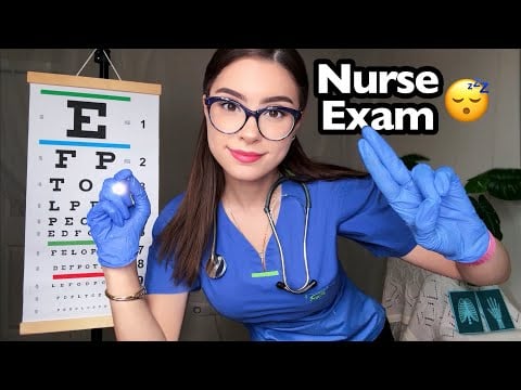 ASMR Nurse Exam in Bed 🩺 Relaxing Medical Roleplay to Help You Sleep Fast 😴