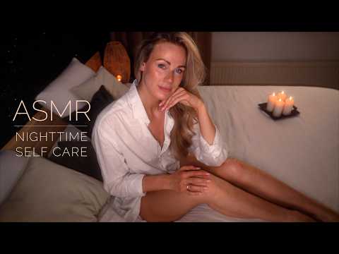 ASMR Massage & Nighttime Routine for Deep Sleep | Get Ready With Me for Bed