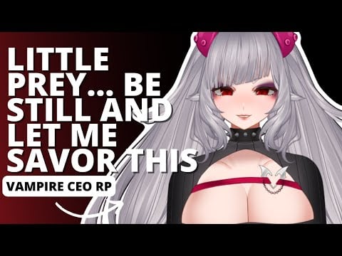 [F4M] ASMR Pampered by Vampire CEO [Good Boy] [Bite] [FDom] [Head Scratching]