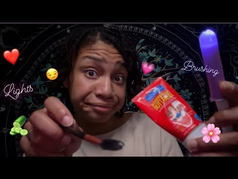 ASMR - Brushing, Lids, Lights Etc