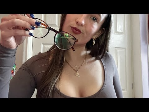 *ASMR* glasses tapping and hand sounds👓✨(fast and chaotic LOFI)