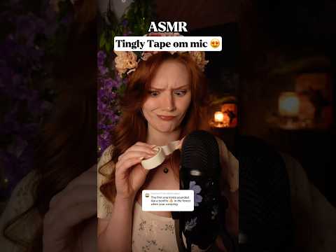 Tape on mic ASMR 😴🔥Mouth sounds asmr Clicky whisper