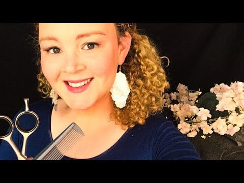 ASMR Haircut with Scalp Massage 😴 Relaxing and Tingly Hair Play with Personal Attention