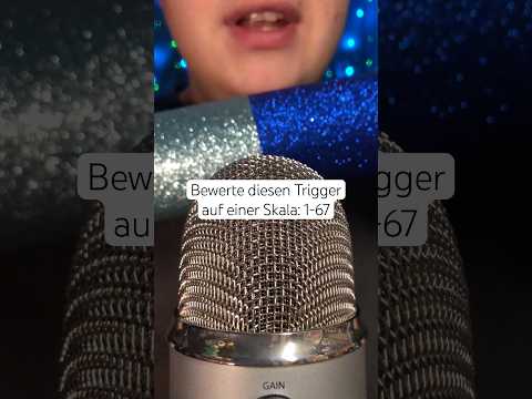 Bewerte diesen Trigger: Skala 1-67 🩵💙 #asmr