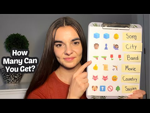ASMR Can You Solve These Emoji Puzzles? | 30 Trivia Questions
