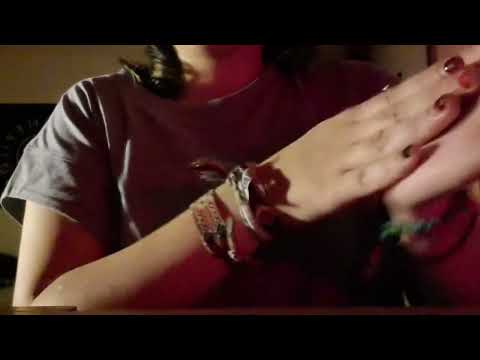 Dry and lotion hand sounds ASMR
