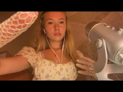 ASMR | Netted glove sounds for relaxation 🍓