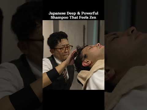 (ASMR) 🤯 Fast & Powerful Japanese Head Shampoo Massage for Stress Relief | Hair Salon Wing
