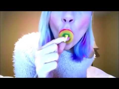 ASMR * RING POP & PINK SWEATER * edited and re uploaded