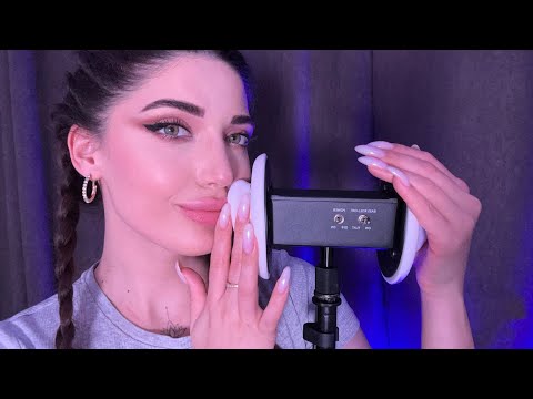 Cupped Mouth Sounds & Tingly Ear Tapping| ASMR