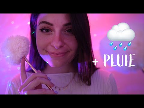 ASMR | 🌧️ Bruits de bouche, brushing, gloss & tapping