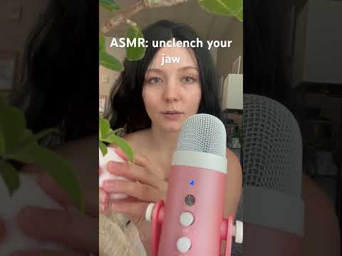unclench your jaw 🤍#asmr #girlfriendasmr #sleepasmr #whisper #cozyasmr