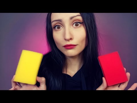 АСМР Так звучит Спанч Боб, Звуки губок | ASMR Sponge sounds