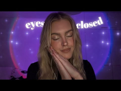 ASMR eyes closed instructions 💤 (whispering only)