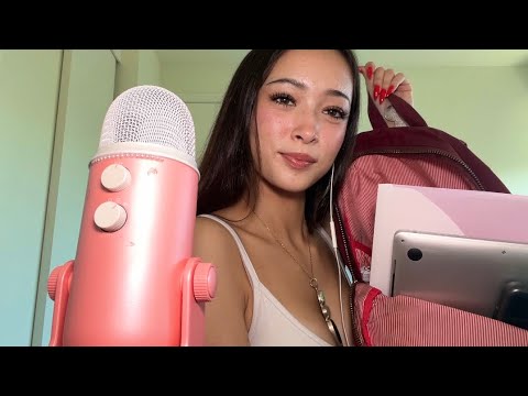 ASMR What’s in My College Bag 2025🎒📚