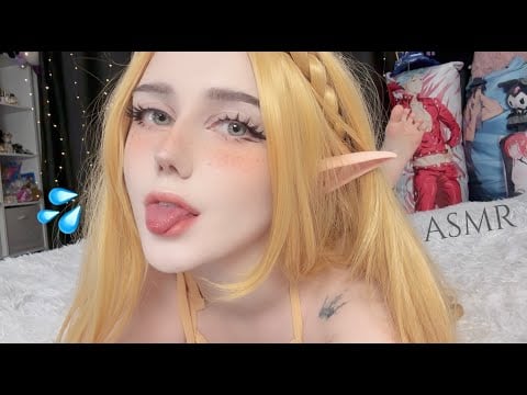 ♡ASMR Spit Painting With Zelda