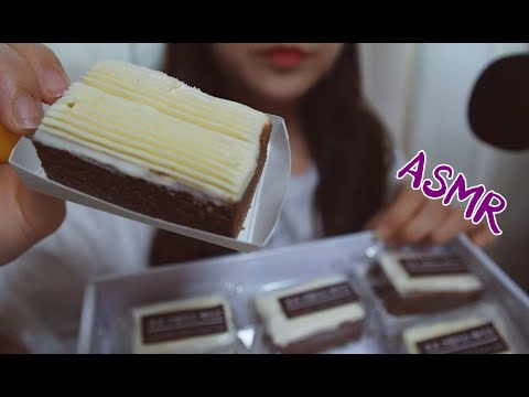 ASMR 초코 크림치즈케이크 먹방 * Chocolate Cream Cheese Cake Eating Sounds Mukbang Show