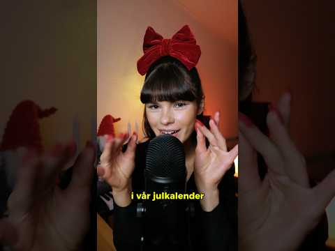 ❄️ ASMR JULKALENDER ❄️ Lucka 1 ✨ #asmr #sweden #julkalender