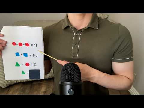 ASMR | IQ test (With drawings and explanations)