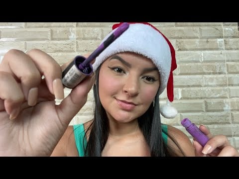 ASMR: AMIGA DEBOCHADA TE ARRUMANDO PARA O NATAL