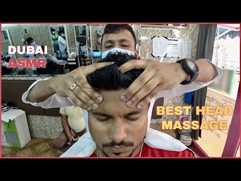 ASMR | 4.08$ STREET HEAD MASSAGE  Ever 🇦🇪