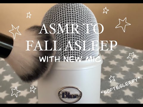 ASMR For Sleep / Face Brushing, Soft Scratching, Fluffy Mic (no talking)