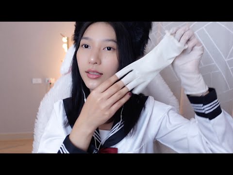 ASMR Latex Gloves Sounds & Baby Oil 🧴 - RAINIE ASMR