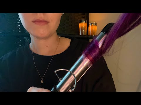 LoFi ASMR Doing Your Hair & Makeup (realistic sounds, rummaging, soft spoken)