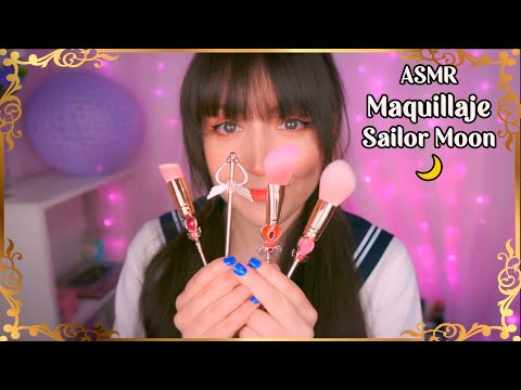 ⭐ASMR Te Maquillo! Maquillaje Realista de Sailor Moon (Sub, Roleplay en Español, Soft Spoken)