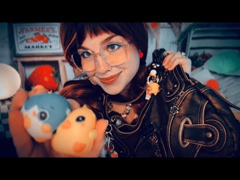 ASMR Autistic Unmasking: What's in my Bag? 👜 Pocket Tour (Sensory Stimming, Tingly Comfort)