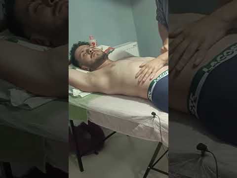 LEGENDARY RELAXING TURKISH MASSAGE FOR CHEST, ABDOMEN AND ARM AREA #satisfying #relaxing #shorts