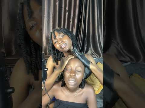 Asmr ear eating, scalp scratching, neck and shoulder massage for those who need sleep immediately