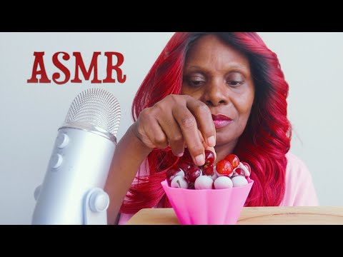 SWEET FROZEN GRAPES ASMR EATING SOUNDS