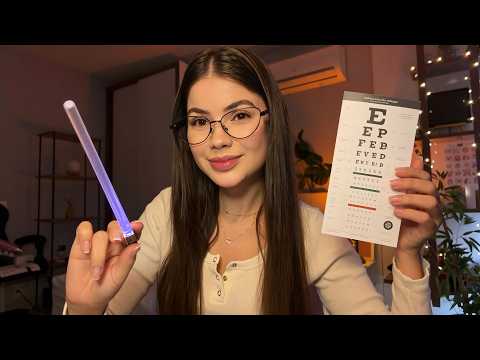 ASMR | Fazendo seu Exame De Vista Anual 👁️🔦