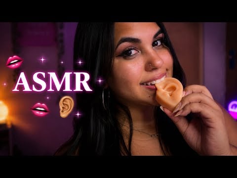 ASMR COMENDO SUA ORELHA 
