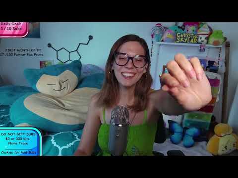 3.5 Hours Live ASMR ✨tip for trigger requests | whispered chats, soft songs & tingly asmr  7/8/26