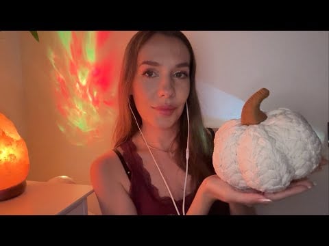 ASMR Tingly Autumn Purchases. Whisper and Tapping 🍂