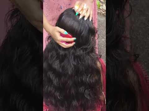 Asmr Relaxing long hair combing.. 😌😴💤